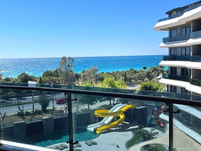 Apartment N°221 in Alanya mit Meerblick, 1 Schlafzimmer, 1 Bad, direkt am Strand