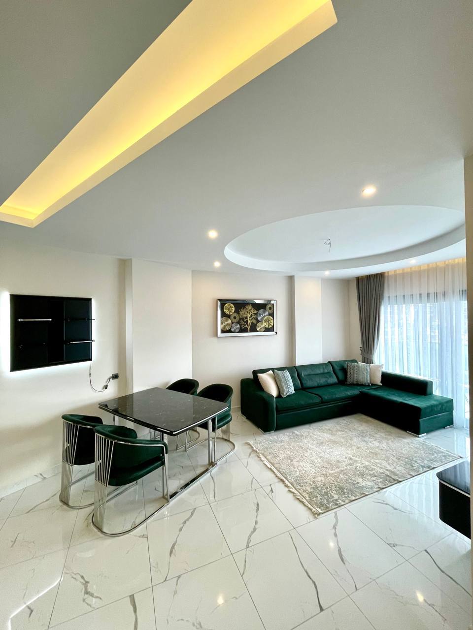 Apartment in Alanya mit Meerblick, 1 Schlafzimmer, 1 Bad, direkt am Meer