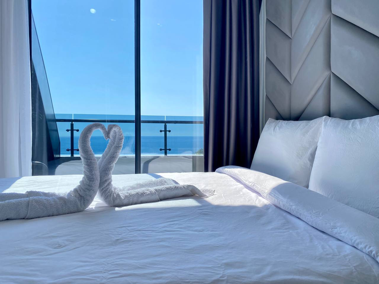 Wohnung N°14 in Alanya mit Meerblick, 2 Schlafzimmer, 2 Bäder, direkt am Strand