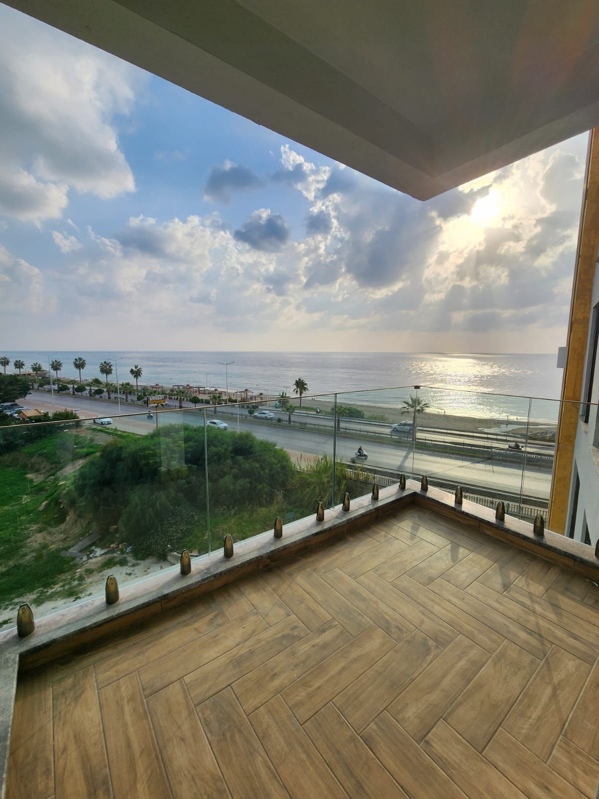 Apartment 55qm in Alanya, Meerblick, 1 Schlafzimmer, 1 Bad, direkt am Meer