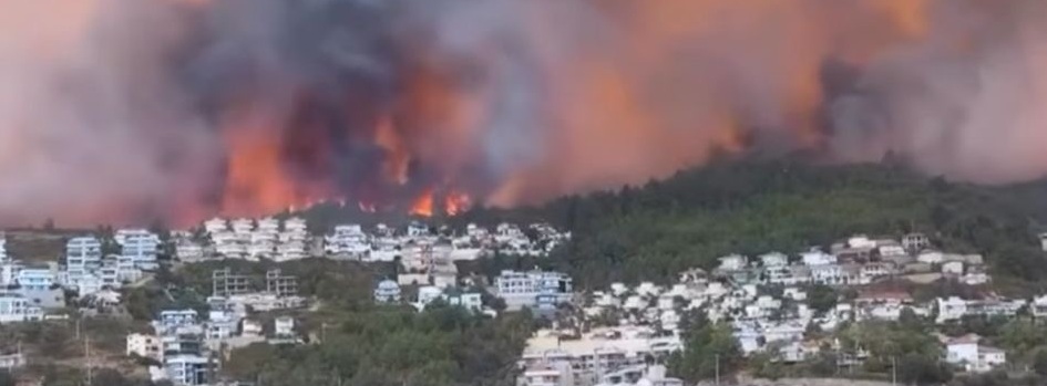 Grossbrand / Feuer in Alanya