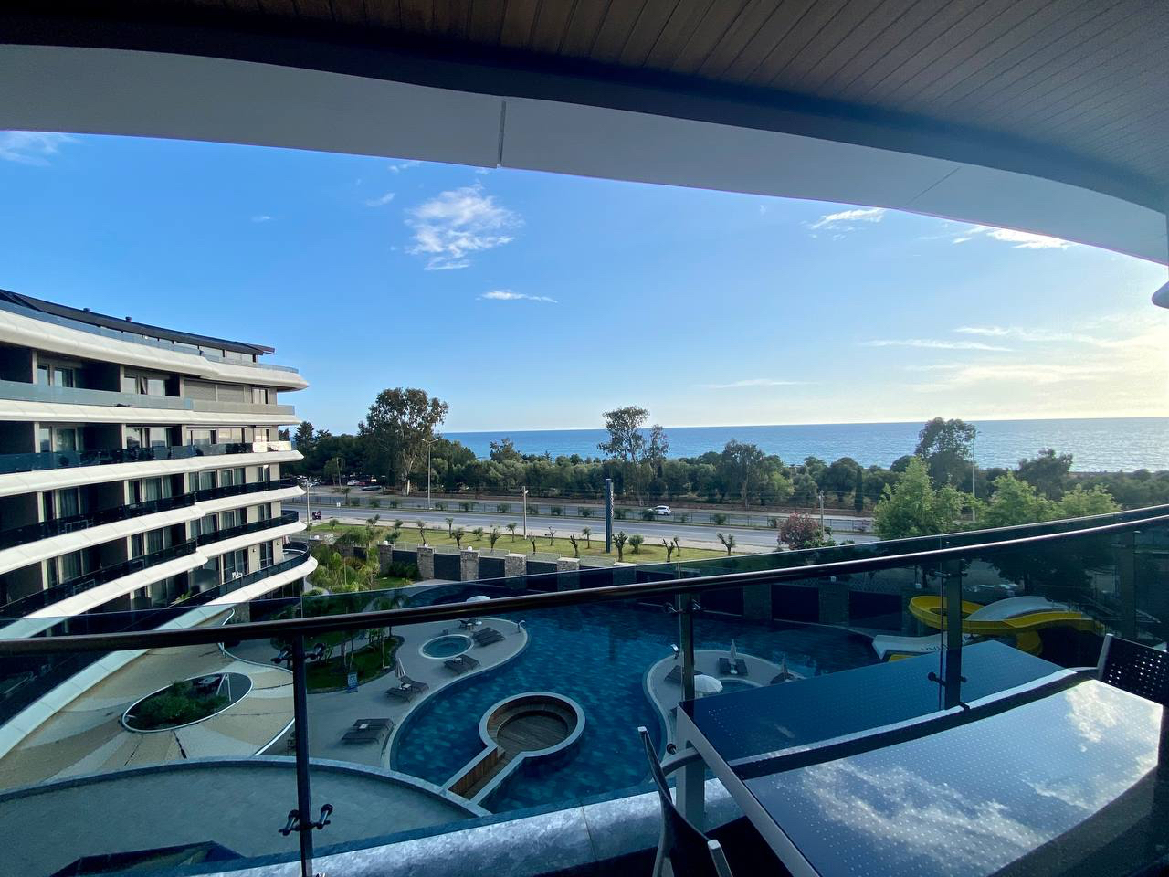 Wohnung N°121 in Alanya mit Meerblick, 2 Schlafzimmer, 2 Bäder, direkt am Strand