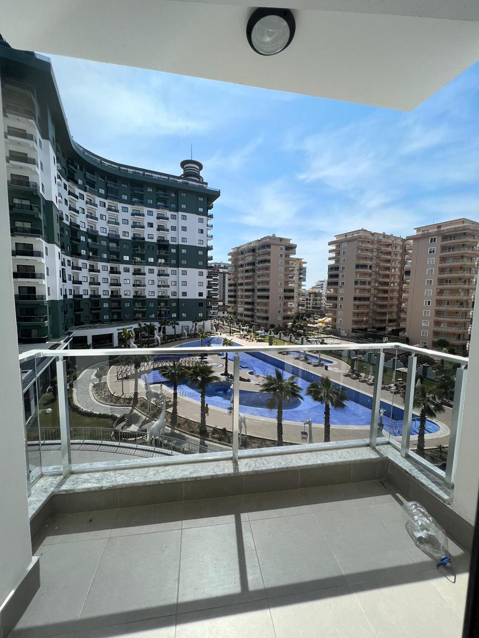 Apartment 55qm in Alanya, 1 Schlafzimmer, 1 Bad, Gartenblick, 500 Meter zum Meer