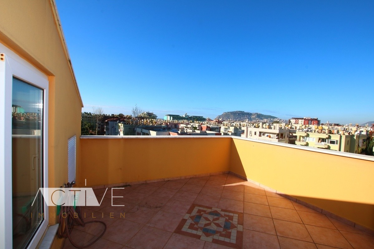 Penthaus 180qm in Alanya Zentrum, 3 Schlafzimmer, 3 Bäder, 2 Etagen, zentrale Lage