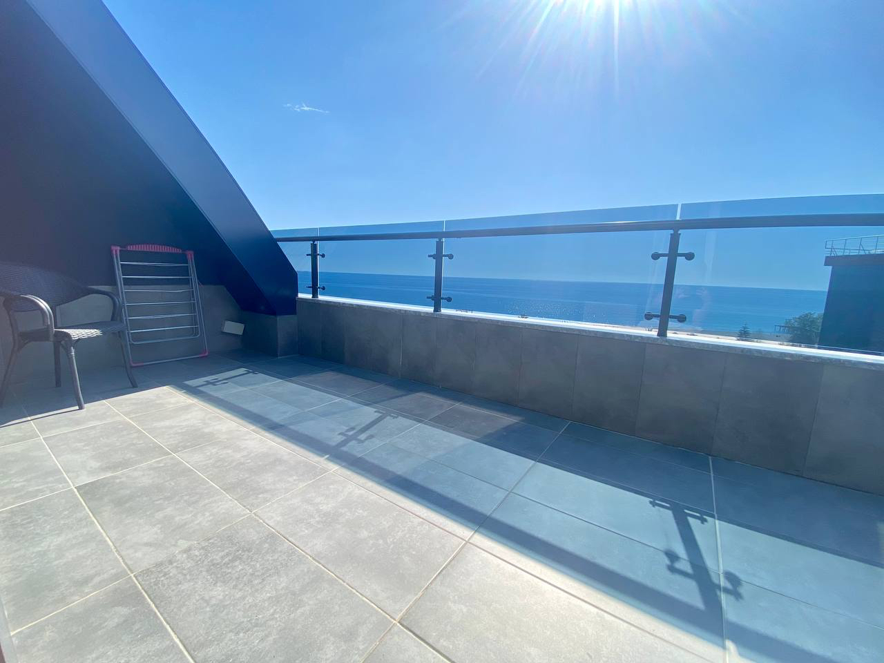 Penthaus N°23 in Alanya mit Meerblick, 3 Schlafzimmer, 2 Bäder, direkt am Strand