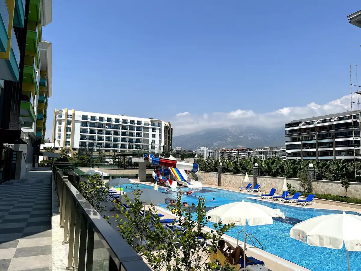 Apartment in Alanya, 1 Schlafzimmer, 1 Bad, 50 Meter zum Strand