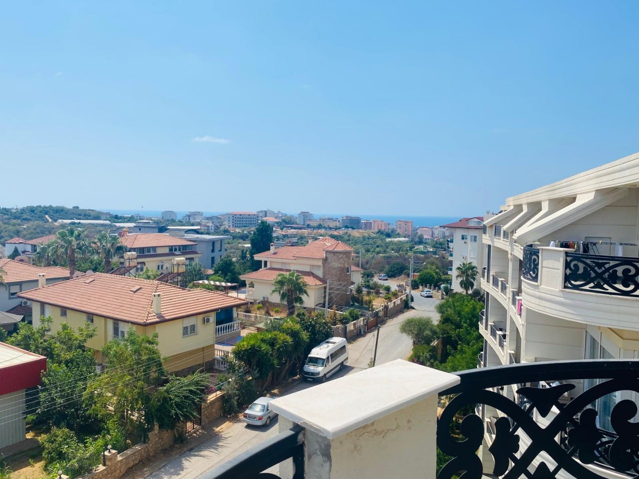 Penthaus 200qm mit Meerblick in Alanya, 3 Schlafzimmer, 3 Bäder, Pool, 2 Etagen, 6 Personen