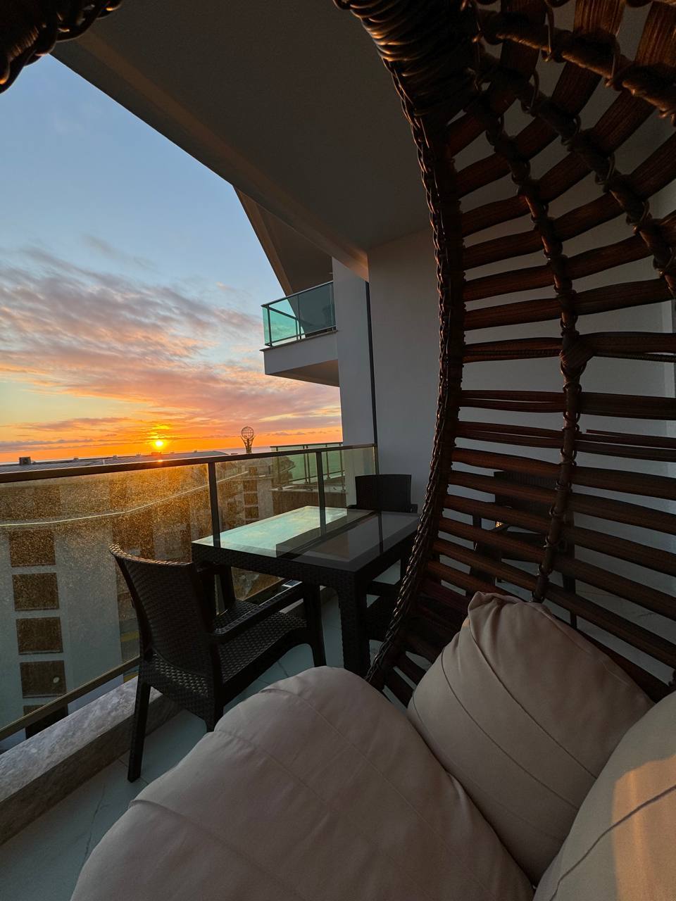 Apartment in Alanya mit Meerblick, 1 Schlafzimmer, 1 Bad, direkt am Meer