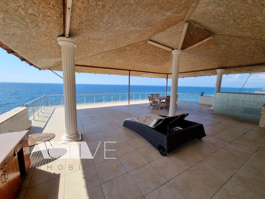 Villa 180qm direkt am Meer in Alanya, privater Pool, 3 Schlafzimmer, 3 Bäder, eigener Steg